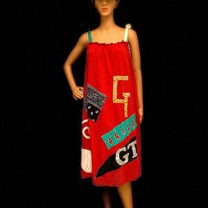 GENUINE THREADZ S M L XL RED AND BLACK TURQUOISE GOLD MUSTARD WHITE